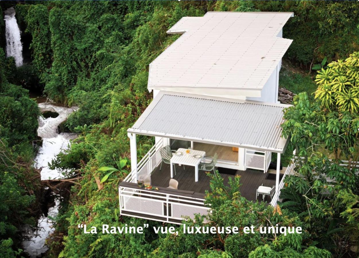 "La Ravine" Prive, Luxe, Avec Une Vue Unique 생조세프 외부 사진