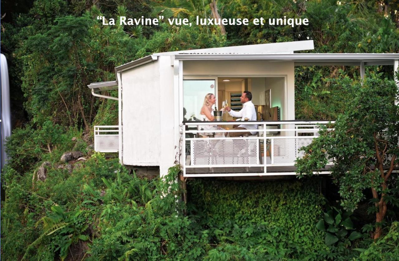 "La Ravine" Prive, Luxe, Avec Une Vue Unique 생조세프 외부 사진
